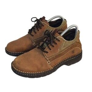 Ariat Womens 9 Durable Work Boots Casual Shoes 4LR Linden Brown Leather 31235